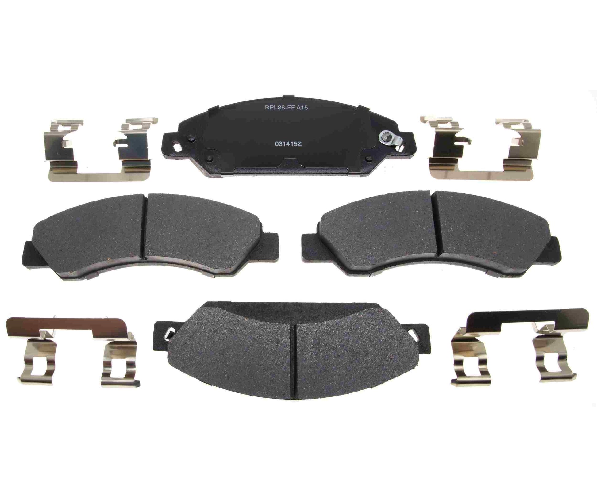 Front View of Front Disc Brake Pad Set RAYBESTOS MGD1092CH