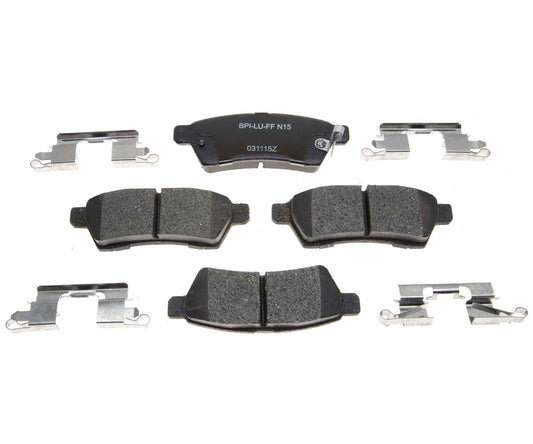 Front View of Rear Disc Brake Pad Set RAYBESTOS MGD1100CH