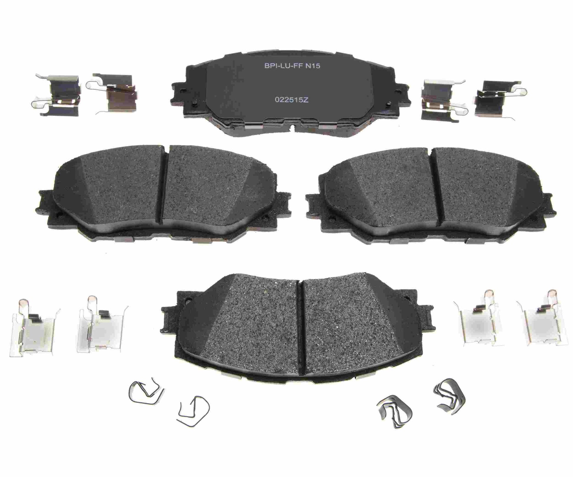 Front View of Front Disc Brake Pad Set RAYBESTOS MGD1210CH