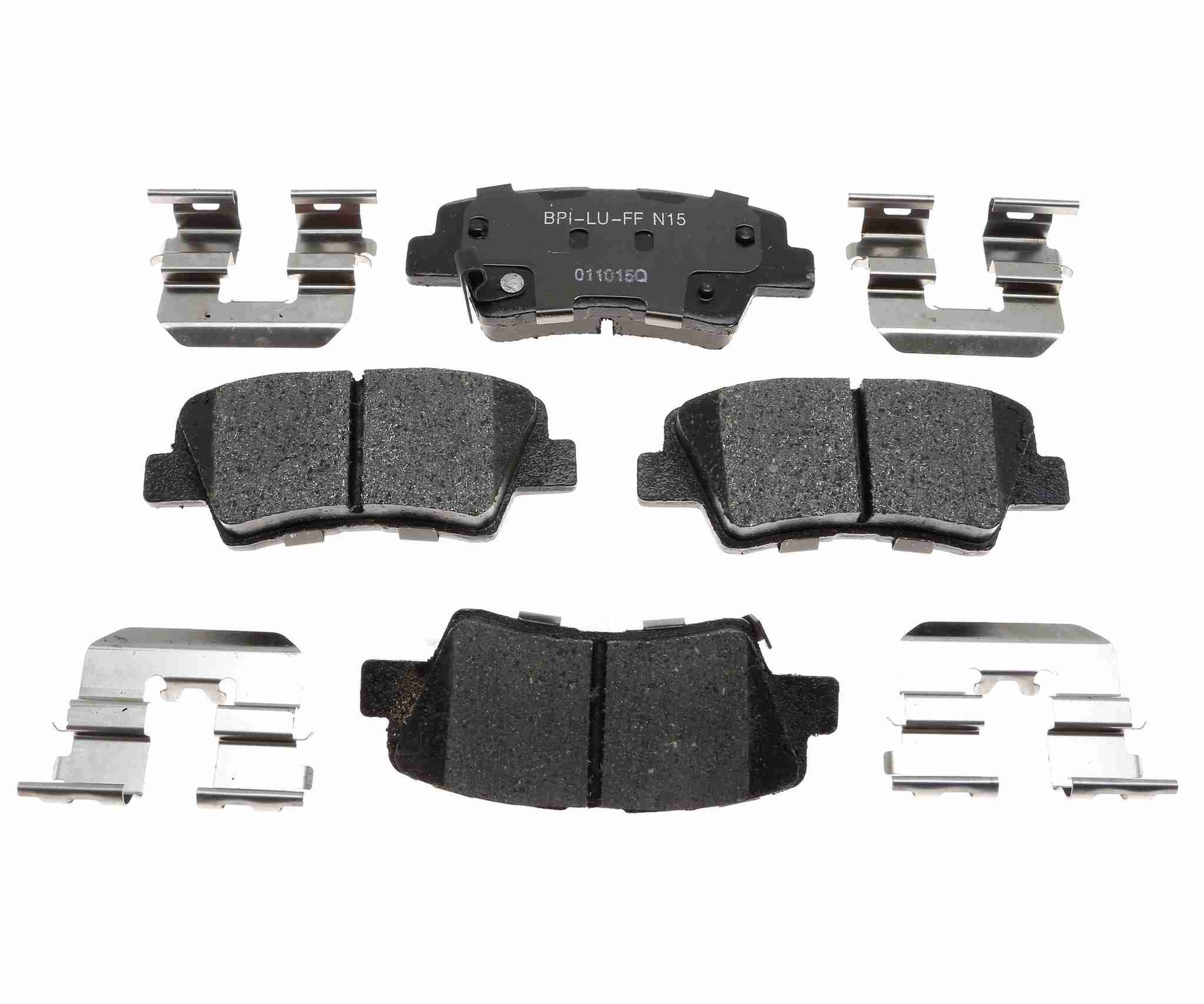 Front View of Rear Disc Brake Pad Set RAYBESTOS MGD1313CH