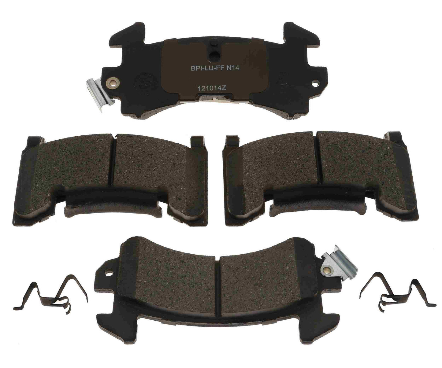 Front View of Front Disc Brake Pad Set RAYBESTOS MGD154CH