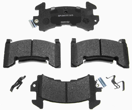 Front View of Front Disc Brake Pad Set RAYBESTOS MGD154MH