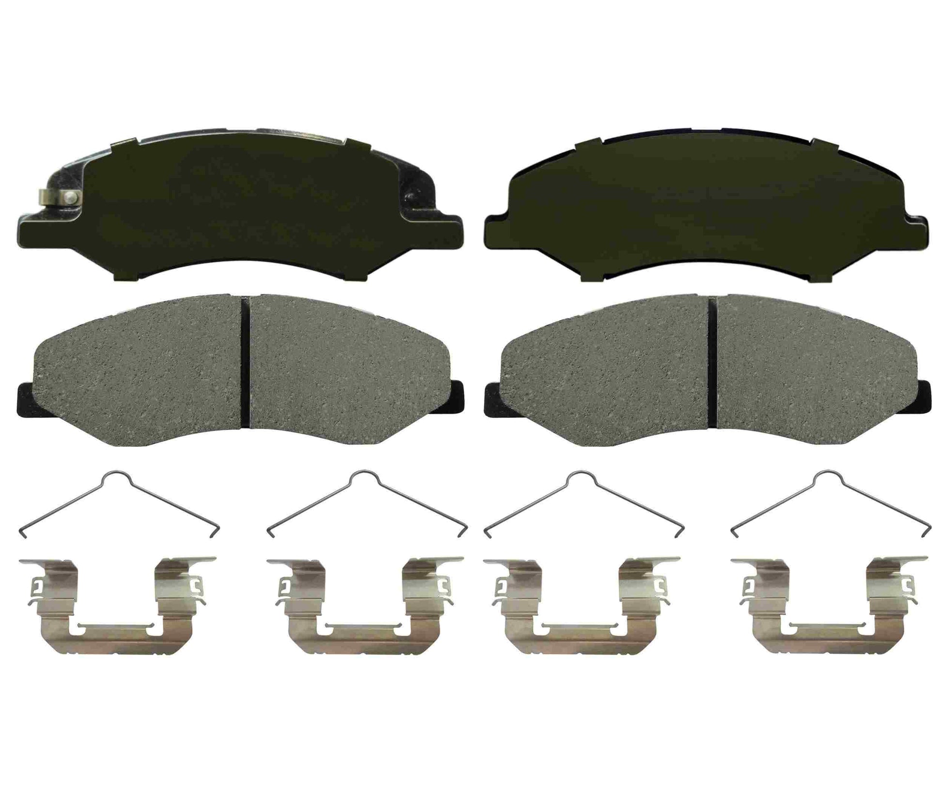 Front View of Front Disc Brake Pad Set RAYBESTOS MGD2089CH