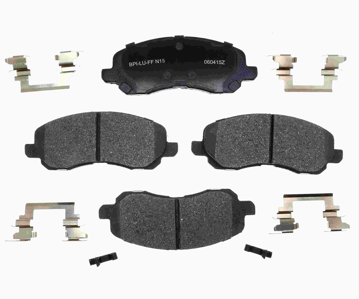 Front View of Front Disc Brake Pad Set RAYBESTOS MGD866CH