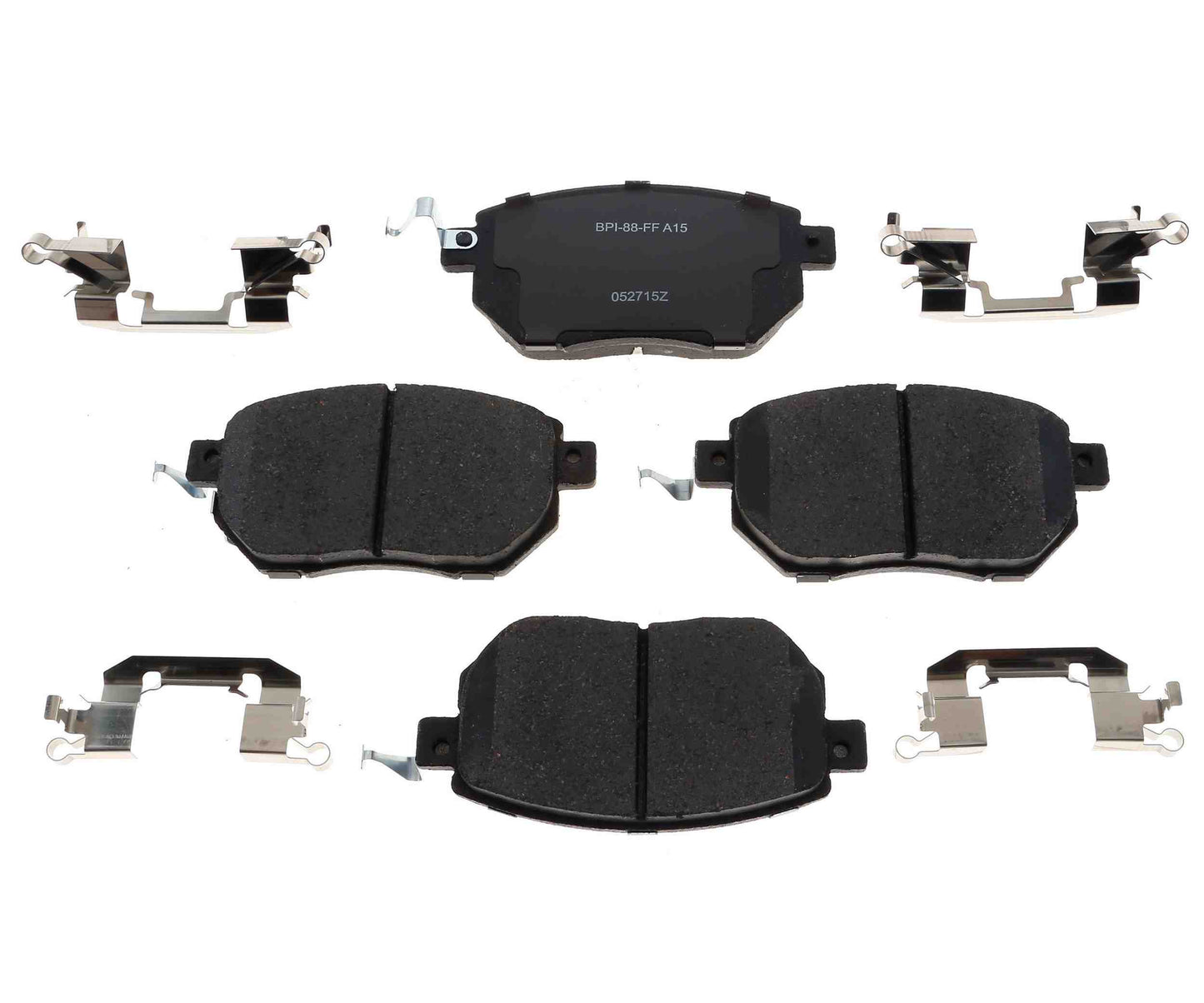 Front View of Front Disc Brake Pad Set RAYBESTOS MGD969CH