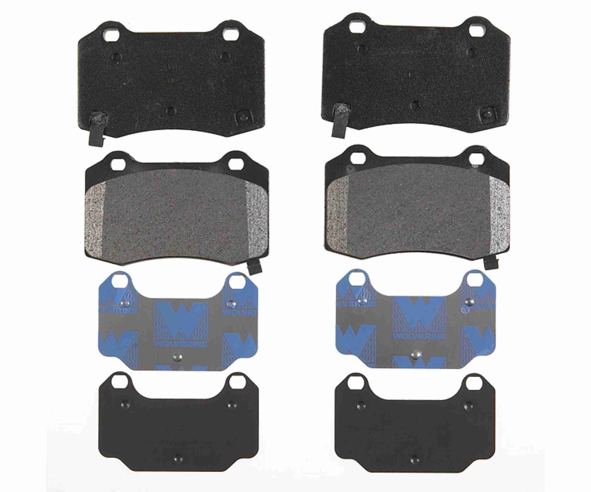 Front View of Rear Disc Brake Pad Set RAYBESTOS PGD1053M