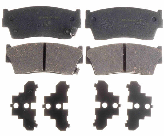 Front View of Front Disc Brake Pad Set RAYBESTOS PGD418C