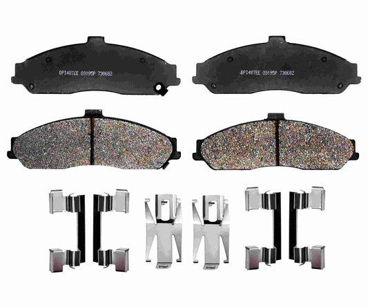 Front View of Front Disc Brake Pad Set RAYBESTOS PGD731M