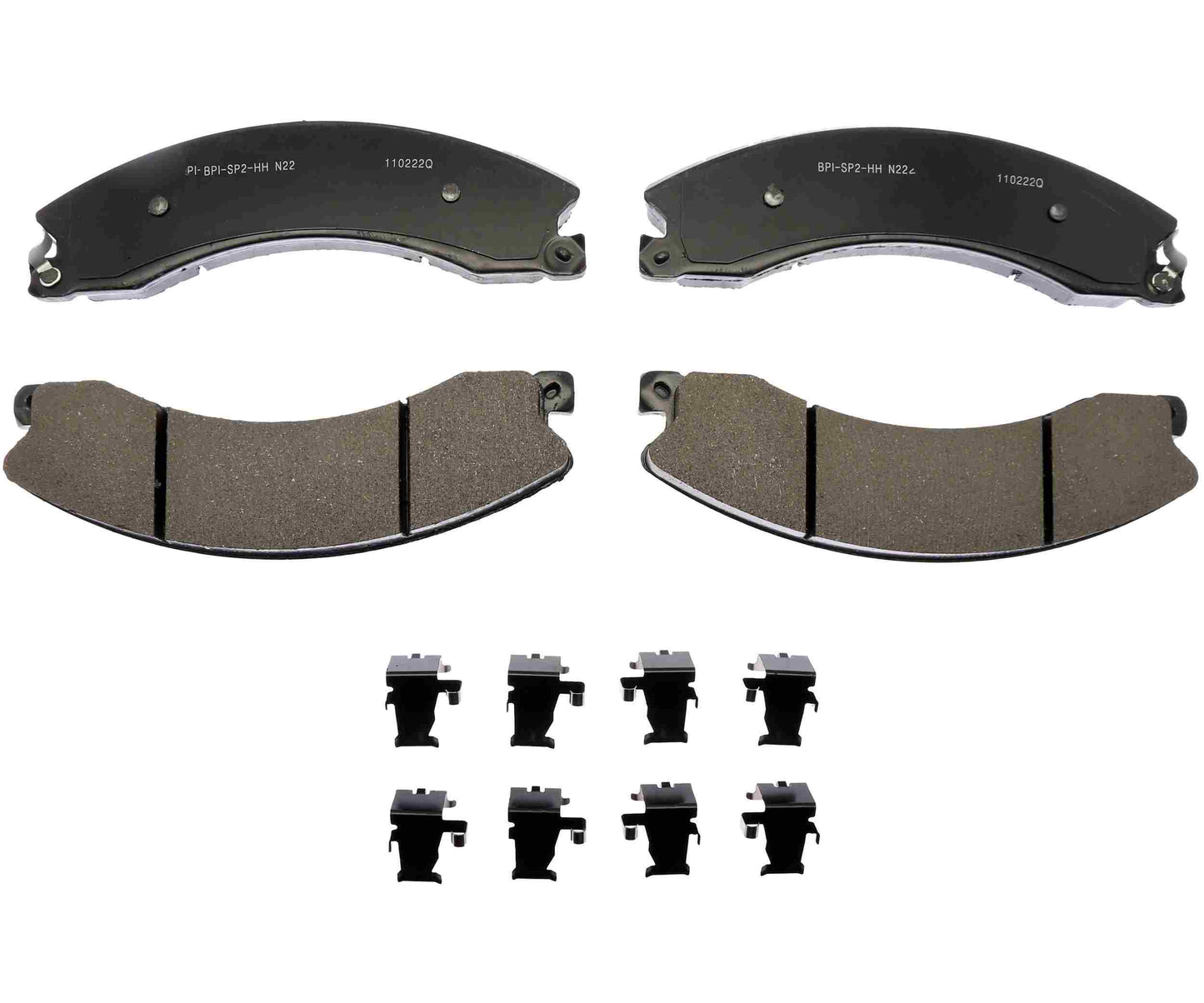 Front View of Front Disc Brake Pad Set RAYBESTOS SP1411TRH