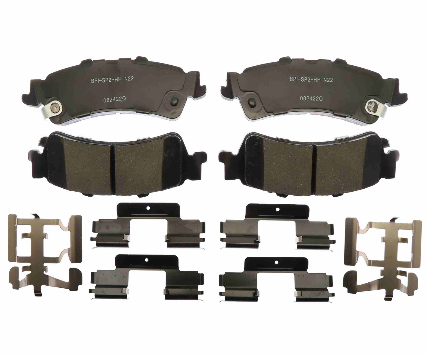 Front View of Rear Disc Brake Pad Set RAYBESTOS SP792TRH