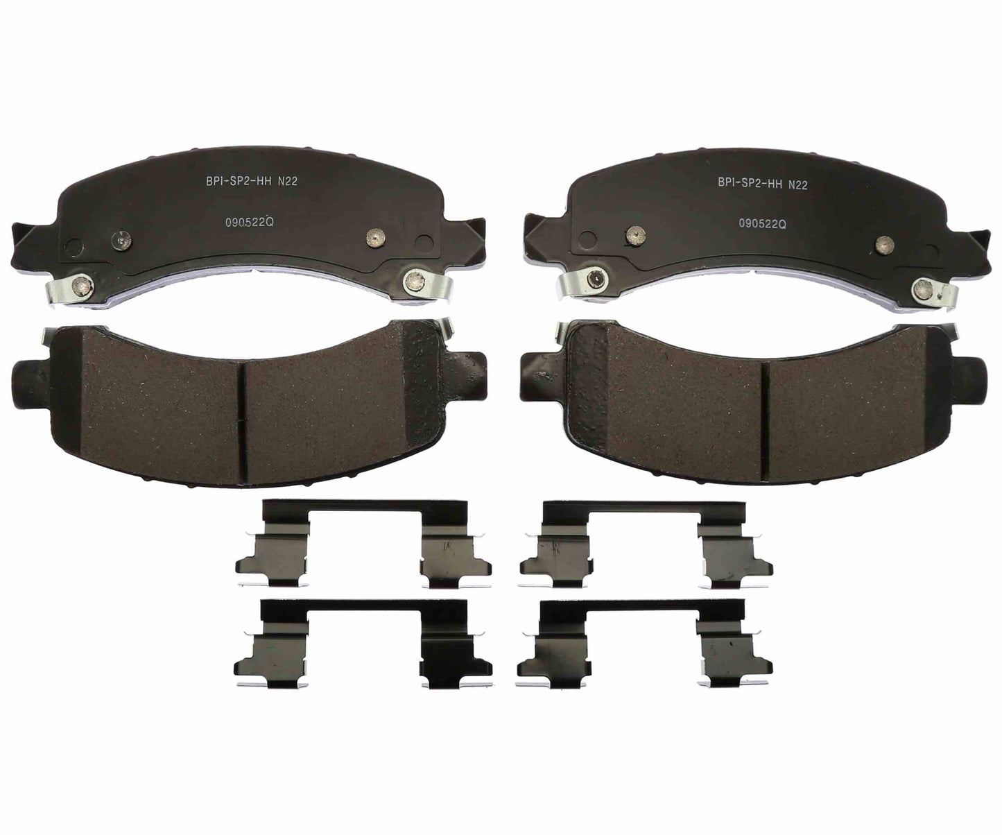 Front View of Rear Disc Brake Pad Set RAYBESTOS SP974ATRH