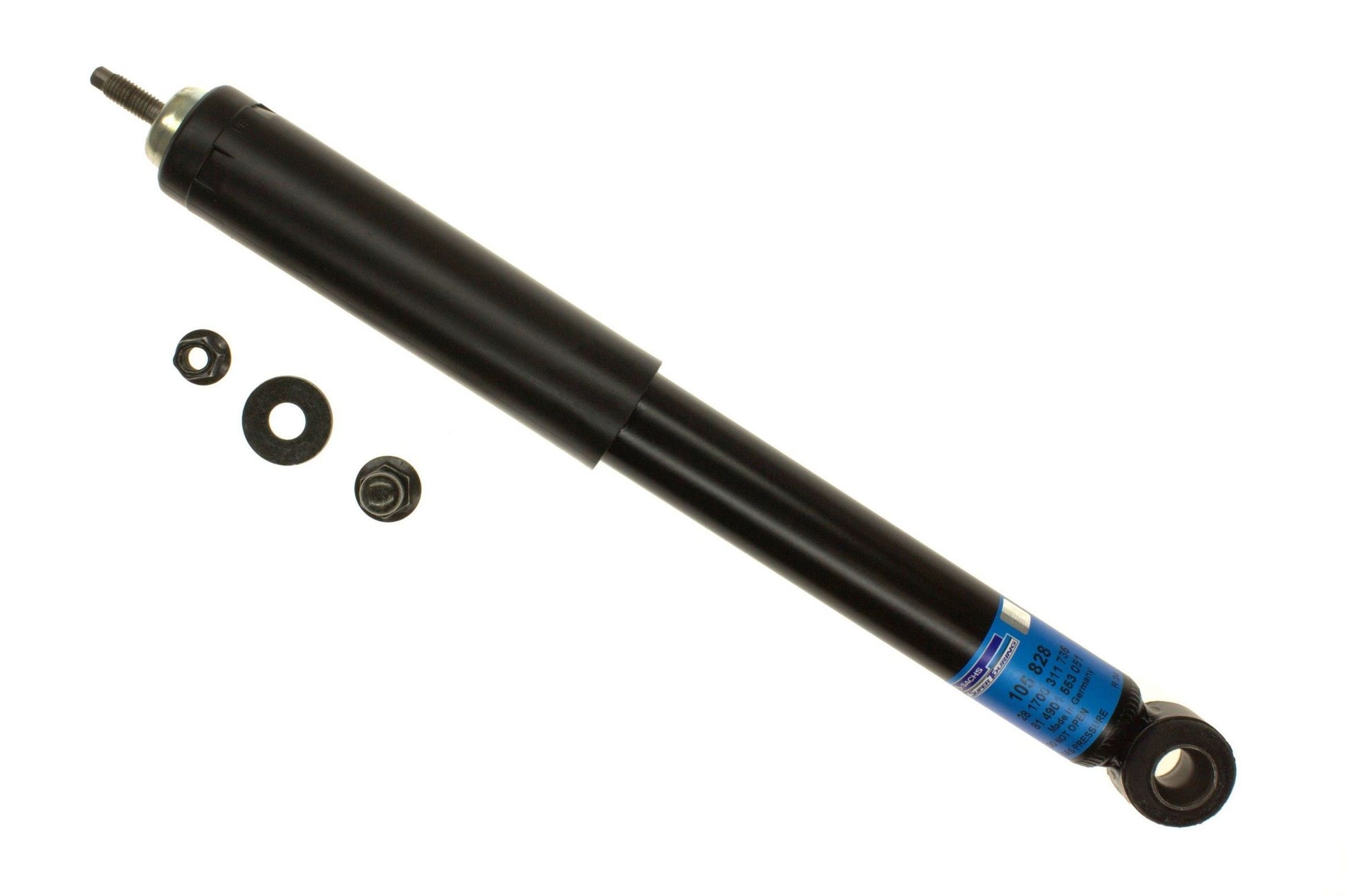 Front View of Rear Shock Absorber SACHS 105828