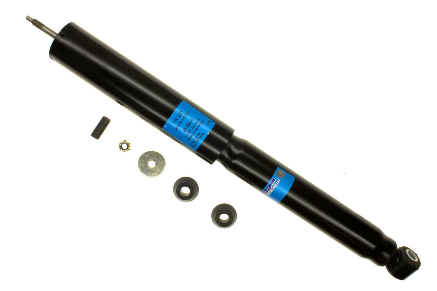 Front View of Rear Shock Absorber SACHS 170257