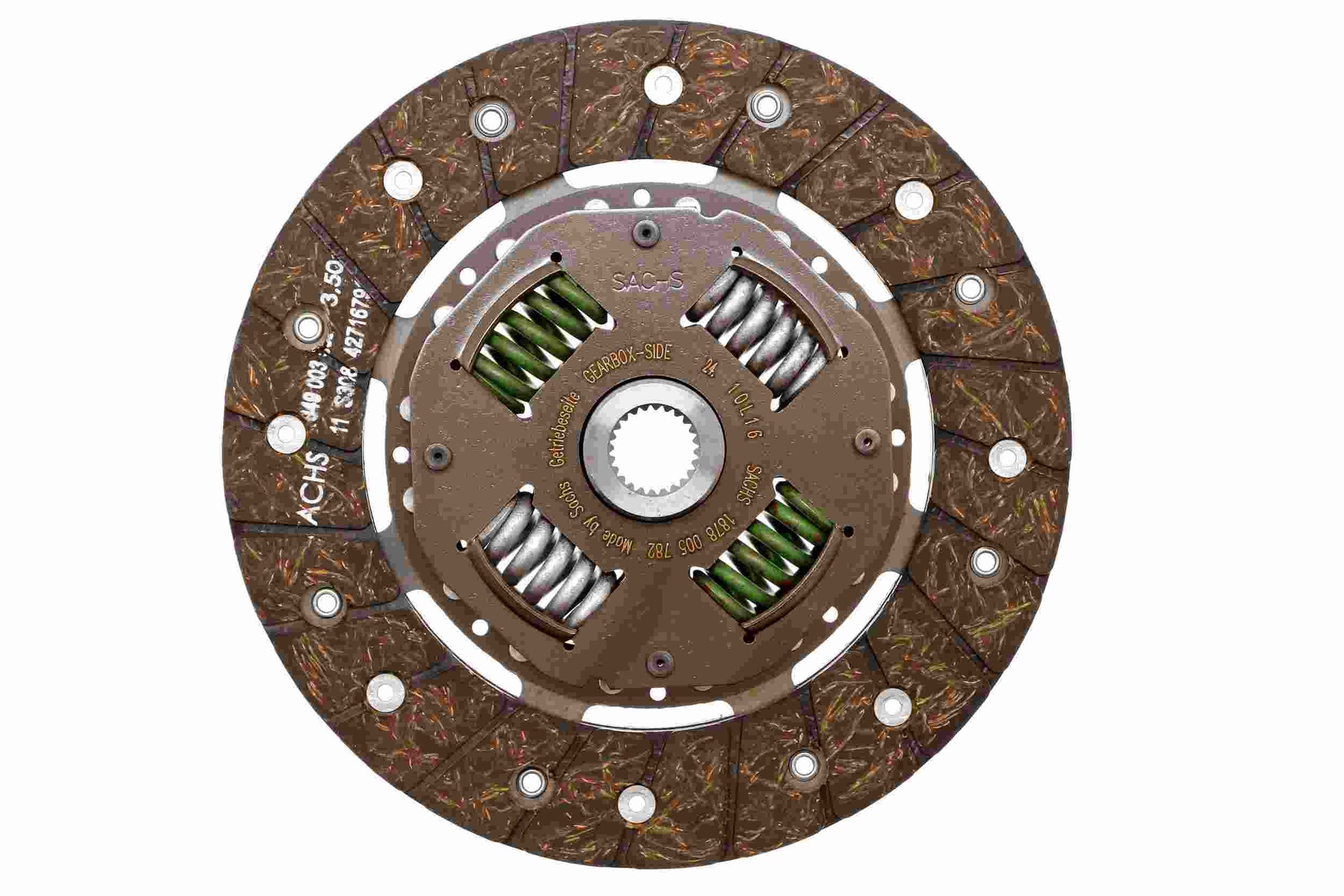 Front View of Transmission Clutch Friction Plate SACHS 1878005782