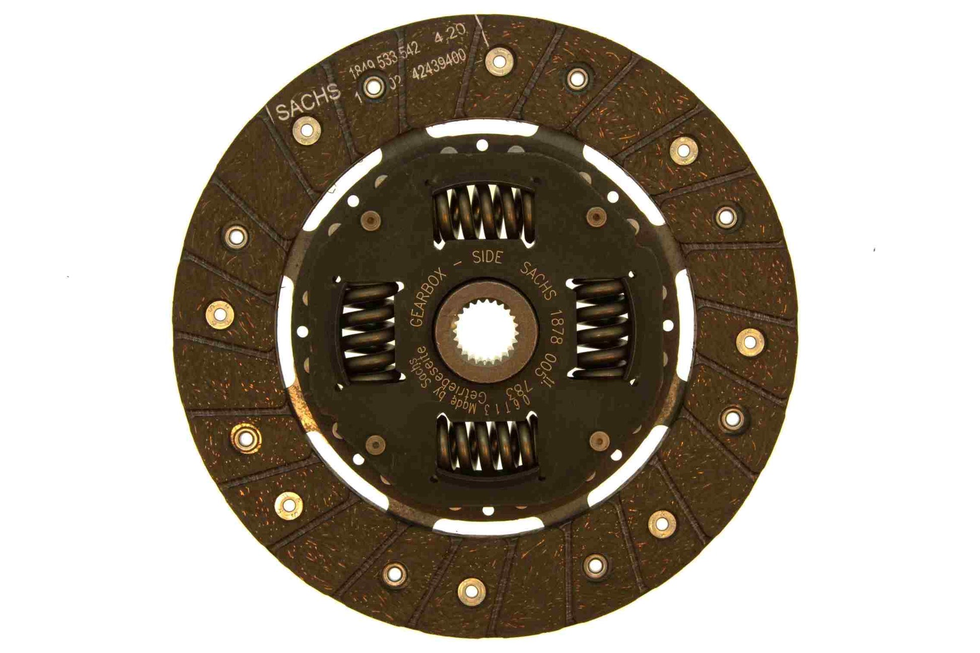 Front View of Transmission Clutch Friction Plate SACHS 1878005783