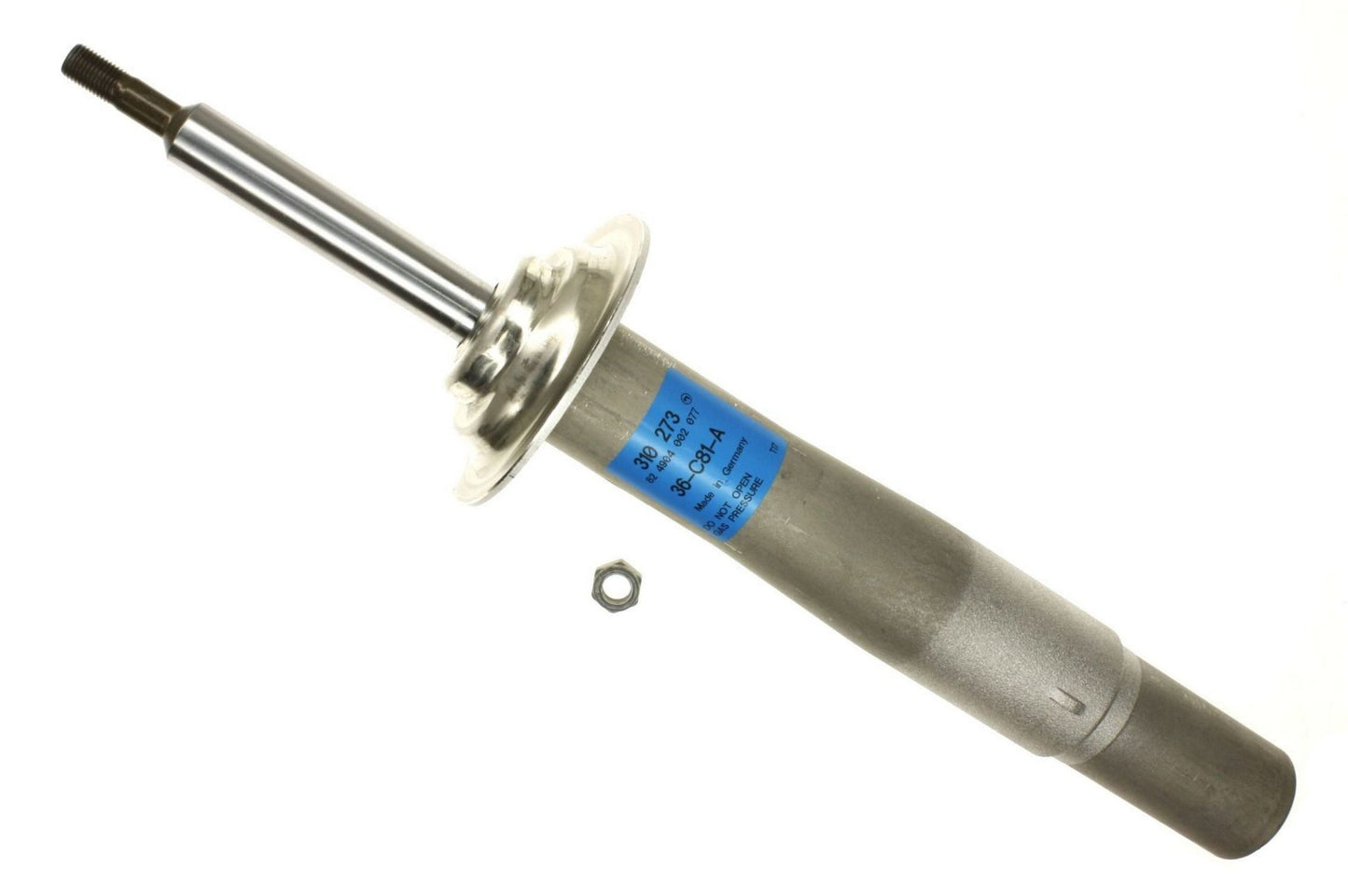 Front View of Front Left Suspension Strut SACHS 310273