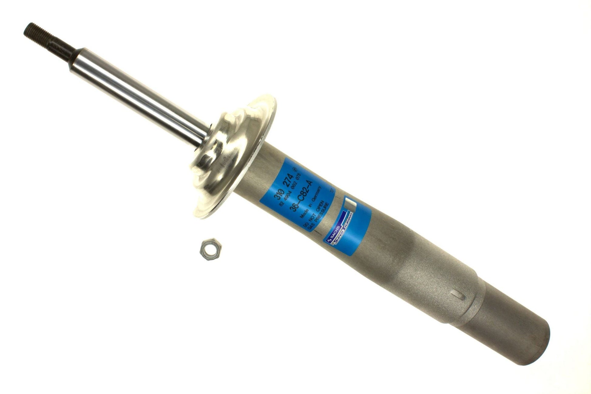 Front View of Front Right Suspension Strut SACHS 310274