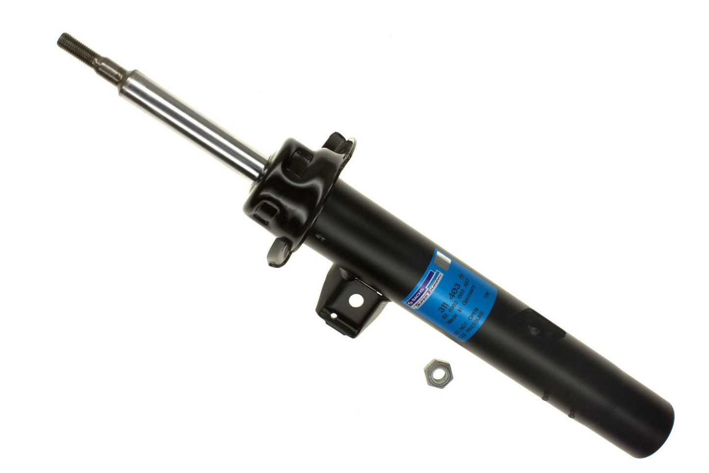 Front View of Front Left Suspension Strut SACHS 311403