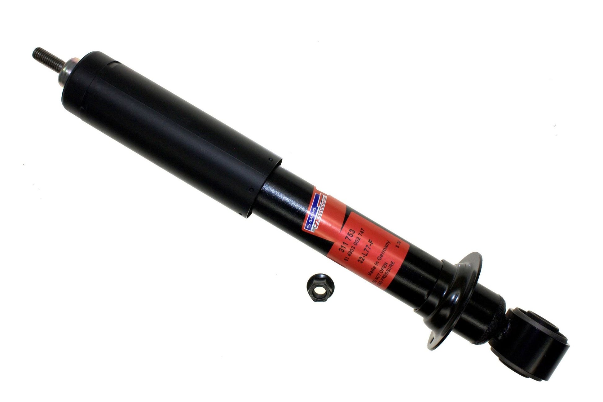 Front View of Rear Shock Absorber SACHS 311753