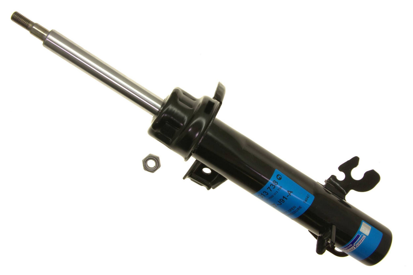 Front View of Front Left Suspension Strut SACHS 313738