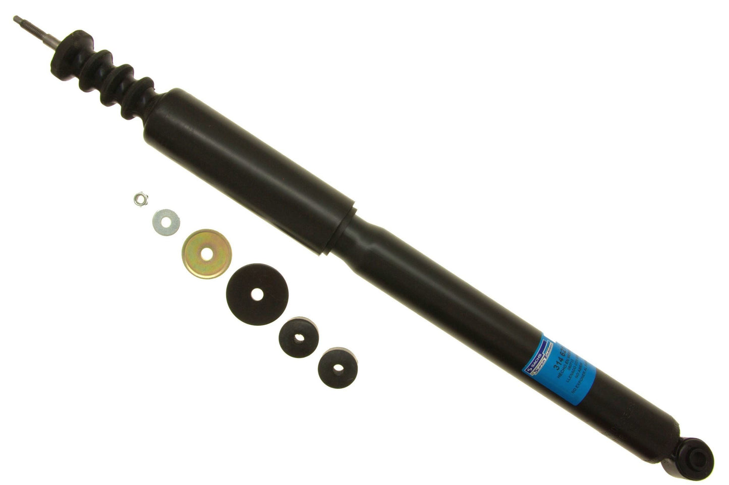 Front View of Rear Shock Absorber SACHS 314621