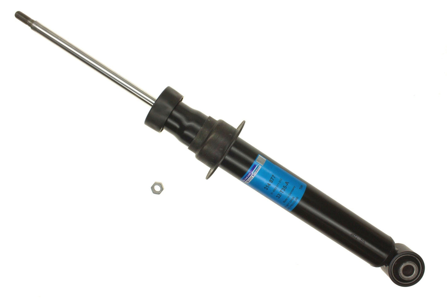 Front View of Rear Shock Absorber SACHS 314877