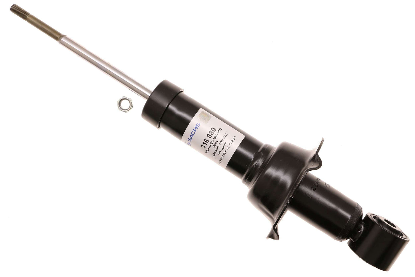 Front View of Rear Shock Absorber SACHS 316880