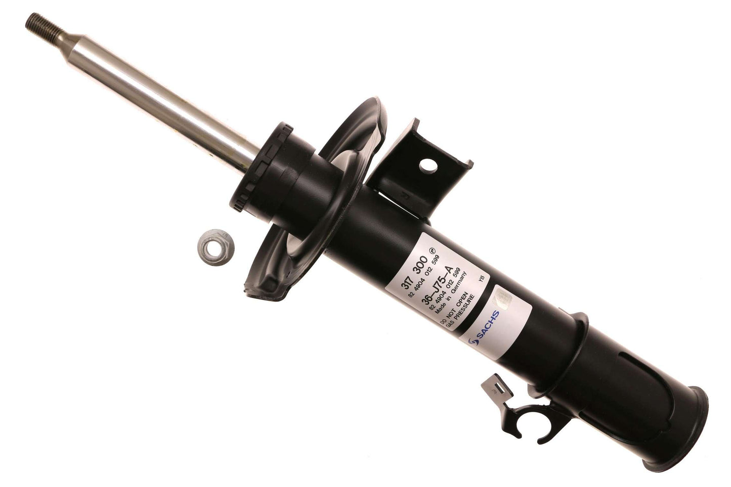 Top View of Front Right Shock Absorber SACHS 317300