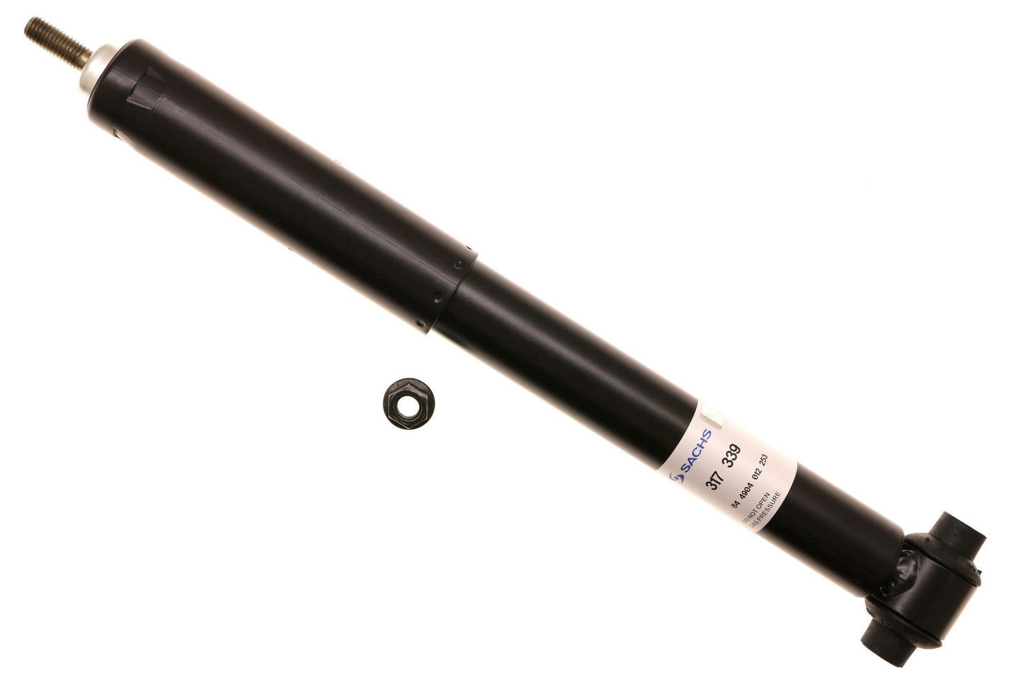 Front View of Rear Shock Absorber SACHS 317339