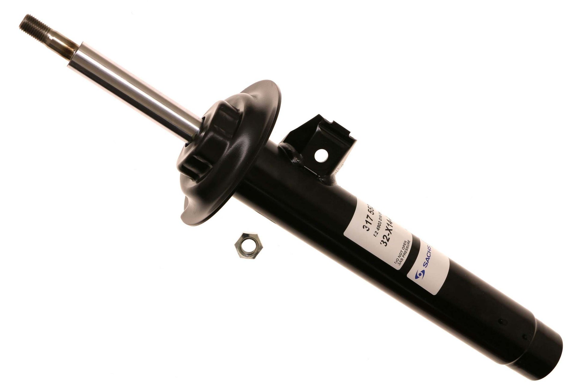 Top View of Front Right Suspension Strut SACHS 317552