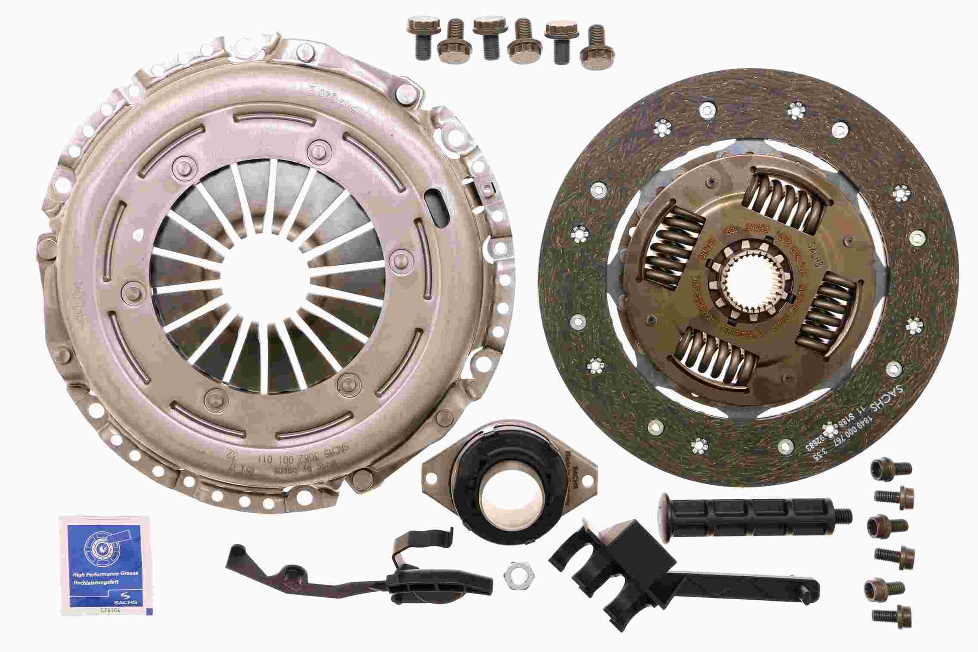 Front View of Transmission Clutch Kit SACHS K70752-01