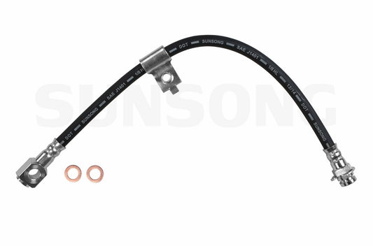 Angle View of Front Left Brake Hydraulic Hose SUNSONG 2201001