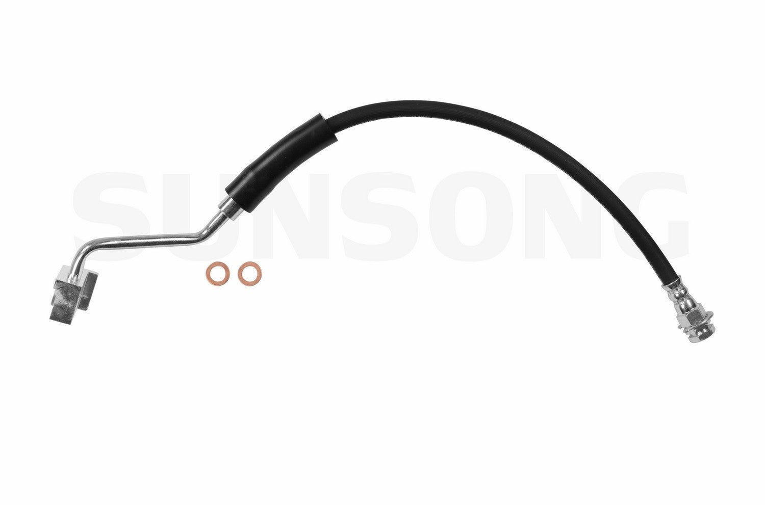 Front View of Front Right Brake Hydraulic Hose SUNSONG 2201012