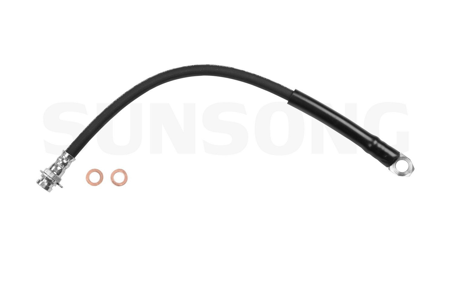 Angle View of Front Brake Hydraulic Hose SUNSONG 2201022