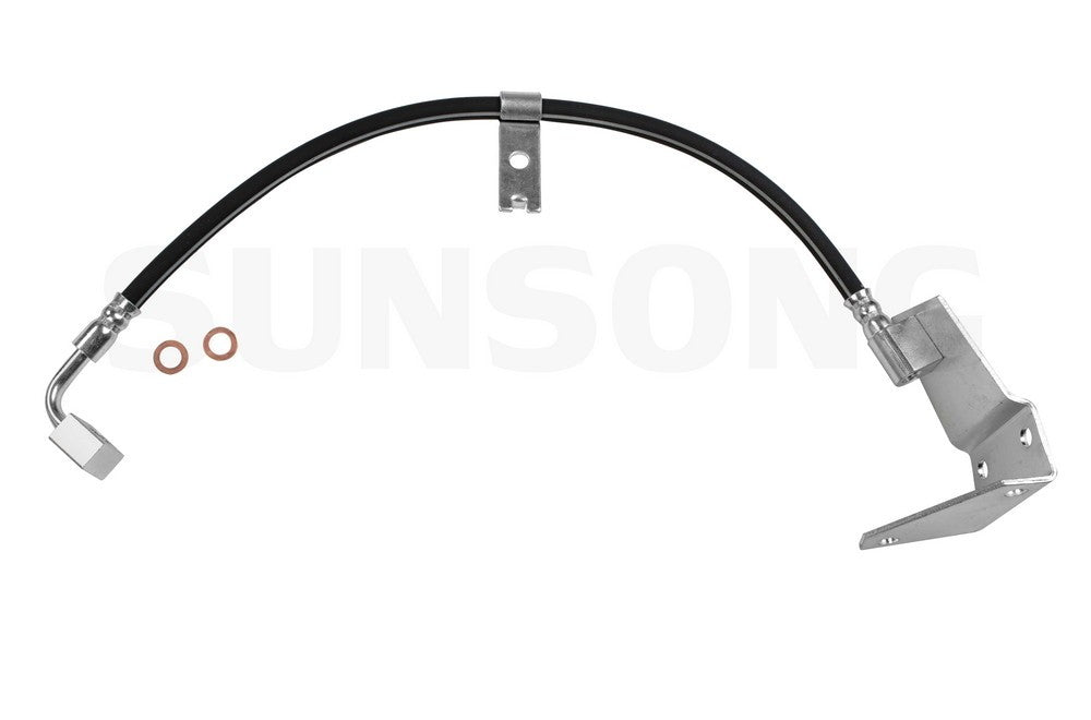 Angle View of Front Left Brake Hydraulic Hose SUNSONG 2201023