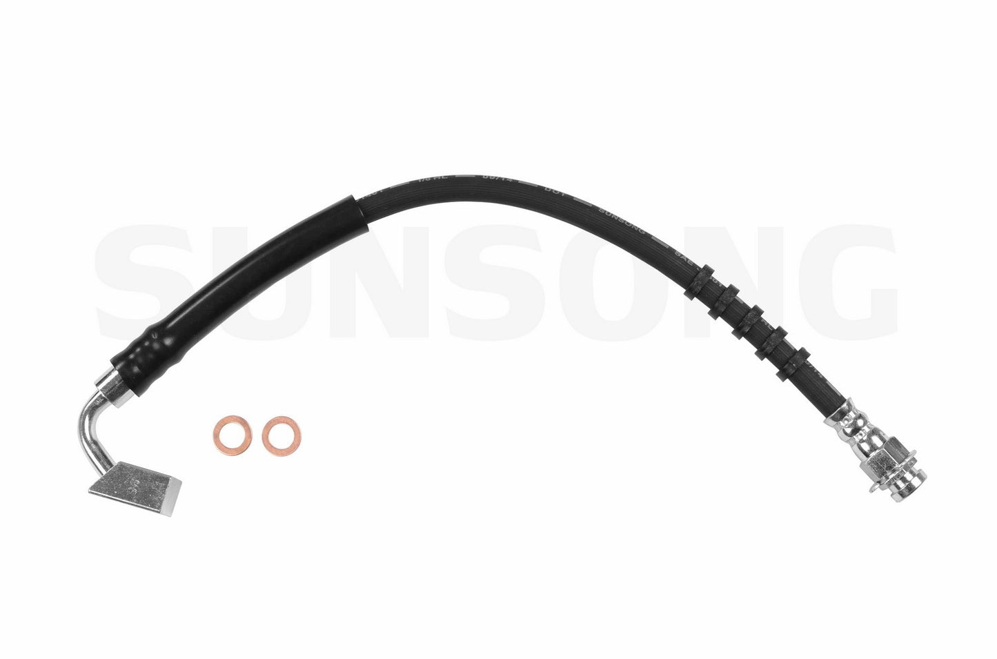 Angle View of Front Brake Hydraulic Hose SUNSONG 2201026