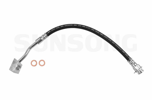 Angle View of Front Brake Hydraulic Hose SUNSONG 2201034