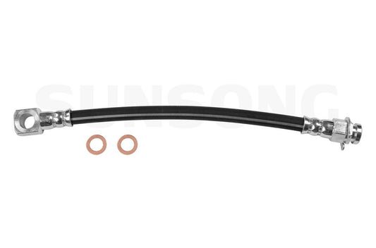 Angle View of Front Brake Hydraulic Hose SUNSONG 2201045