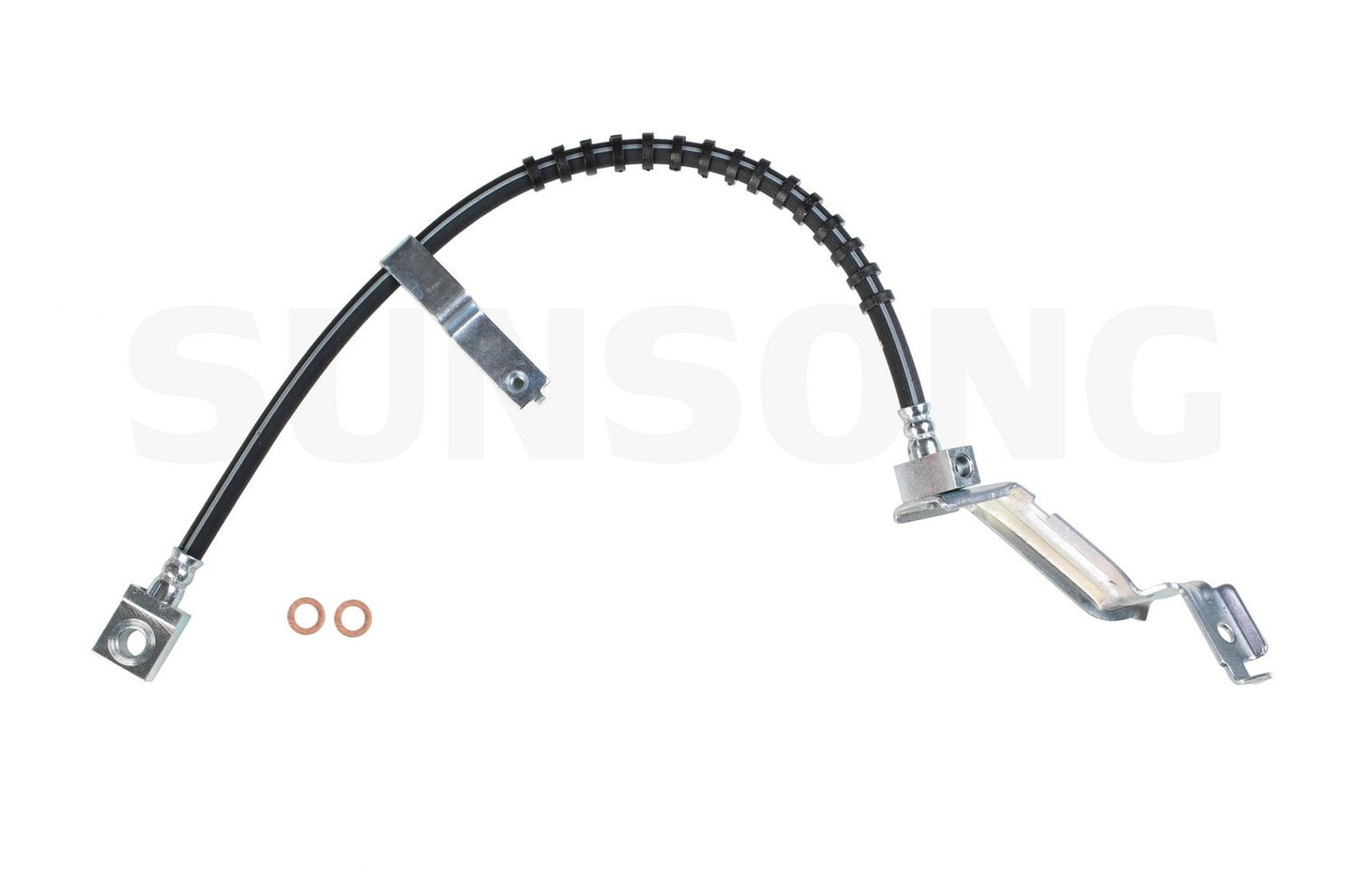 Angle View of Front Right Brake Hydraulic Hose SUNSONG 2201063