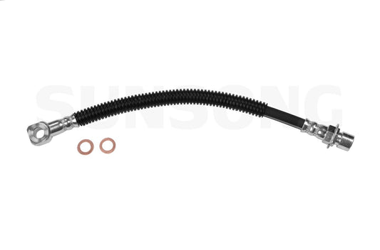 Angle View of Front Brake Hydraulic Hose SUNSONG 2201074