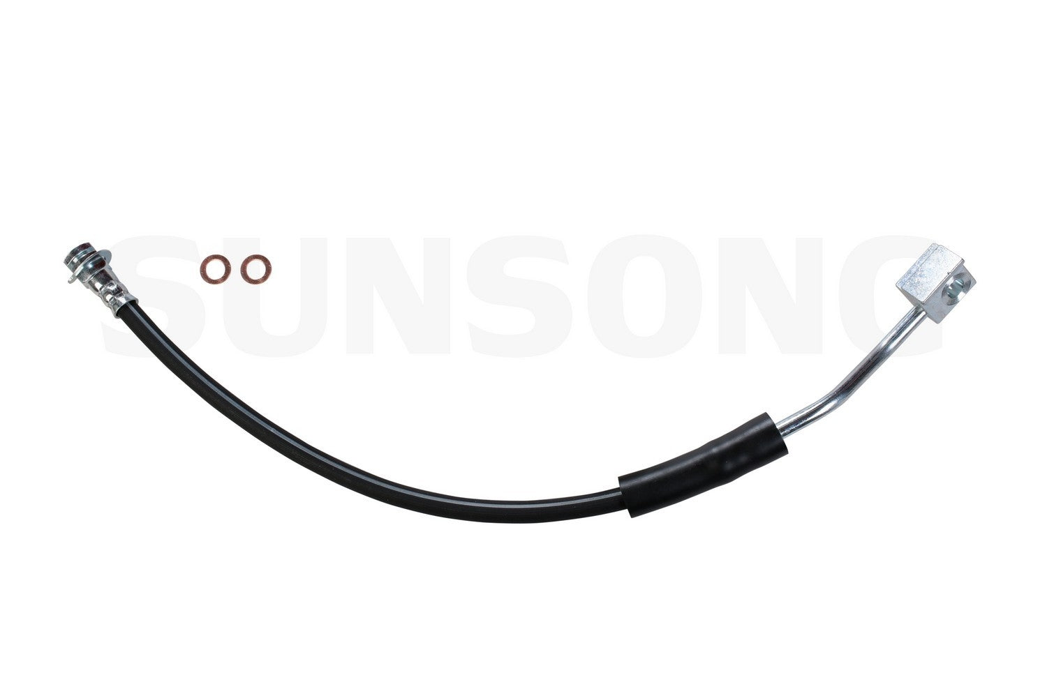 Front View of Front Right Brake Hydraulic Hose SUNSONG 2201089