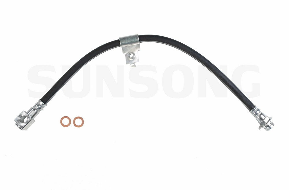 Angle View of Front Left Brake Hydraulic Hose SUNSONG 2201096