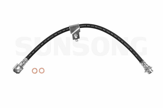 Angle View of Front Right Brake Hydraulic Hose SUNSONG 2201097