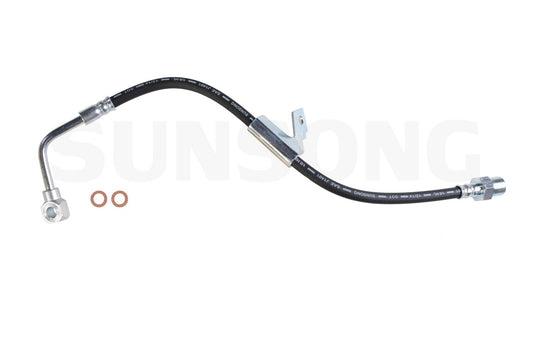 Angle View of Front Left Brake Hydraulic Hose SUNSONG 2201111