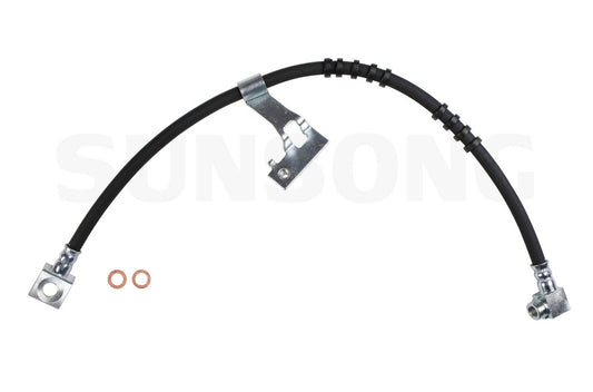 Angle View of Front Right Brake Hydraulic Hose SUNSONG 2201113