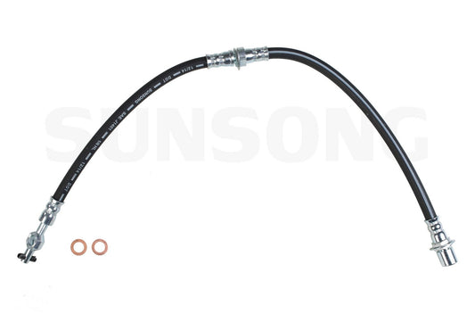 Angle View of Front Brake Hydraulic Hose SUNSONG 2201127