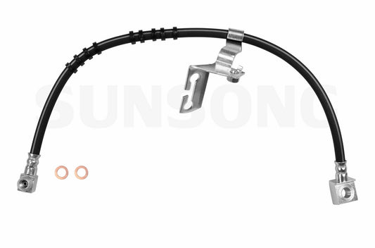 Angle View of Front Left Brake Hydraulic Hose SUNSONG 2201145