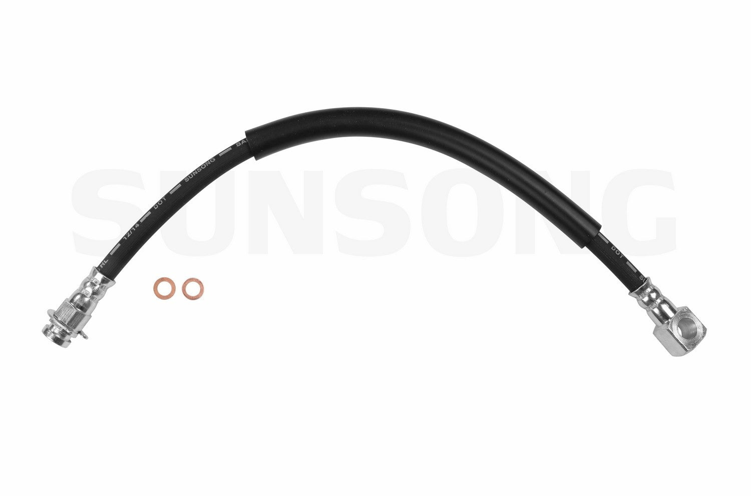 Angle View of Front Brake Hydraulic Hose SUNSONG 2201176