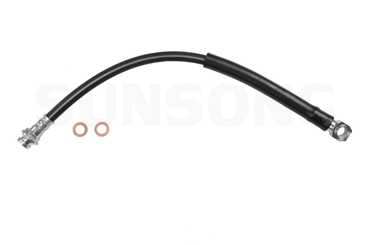 Angle View of Front Brake Hydraulic Hose SUNSONG 2201206