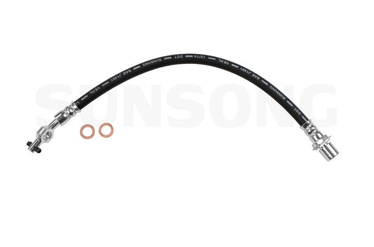 Angle View of Front Brake Hydraulic Hose SUNSONG 2201208